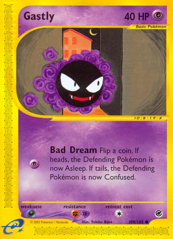 Gastly — Expedition Pokémon card
