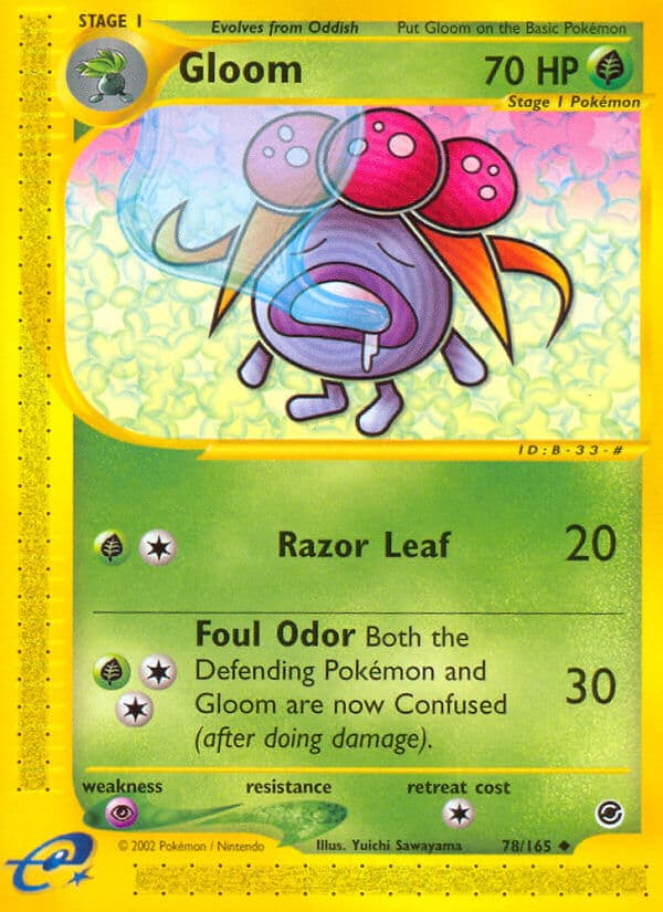 Gloom — Expedition Pokémon card