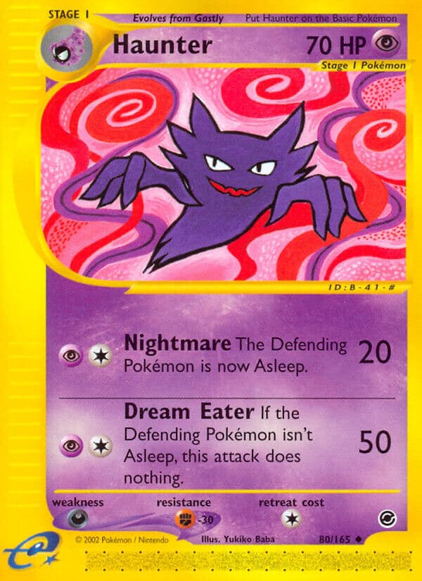 Haunter — Expedition Pokémon card
