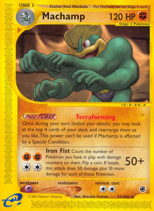 Machamp — Expedition Pokémon card