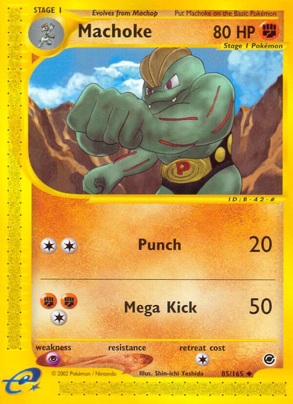 Machoke — Expedition Pokémon card
