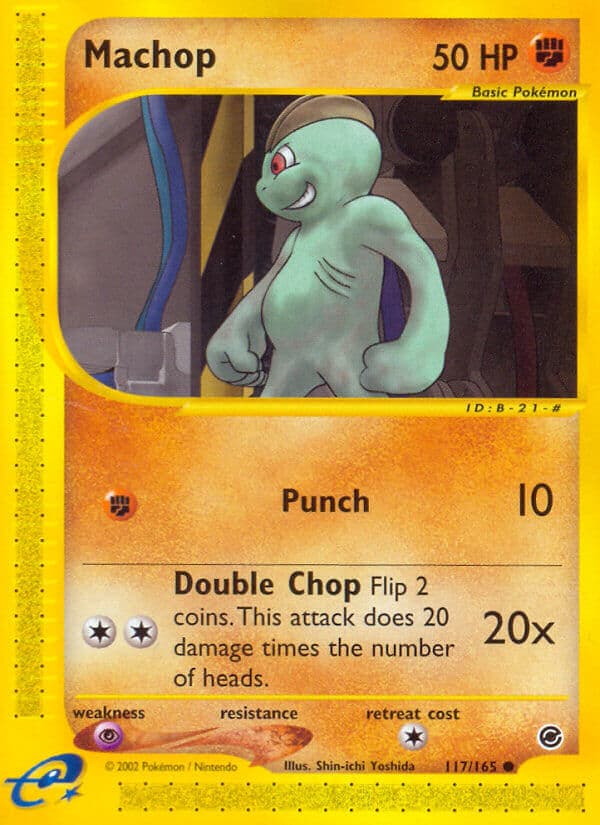 Machop — Expedition Pokémon card