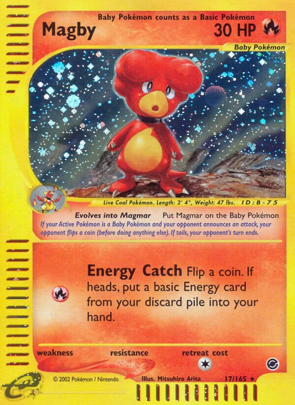 Magby — Expedition Pokémon card