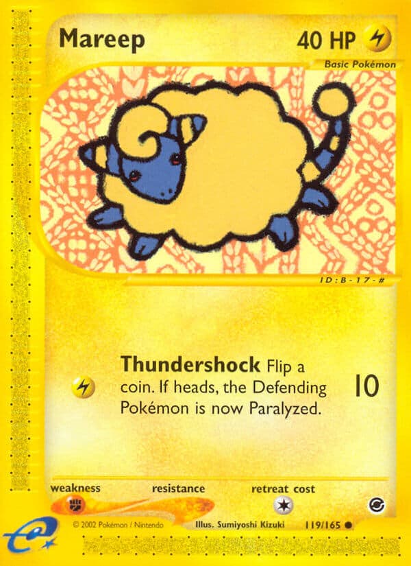 Mareep — Expedition Pokémon card