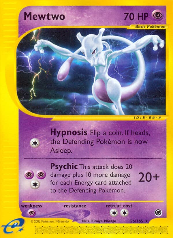 Mewtwo — Expedition Pokémon card