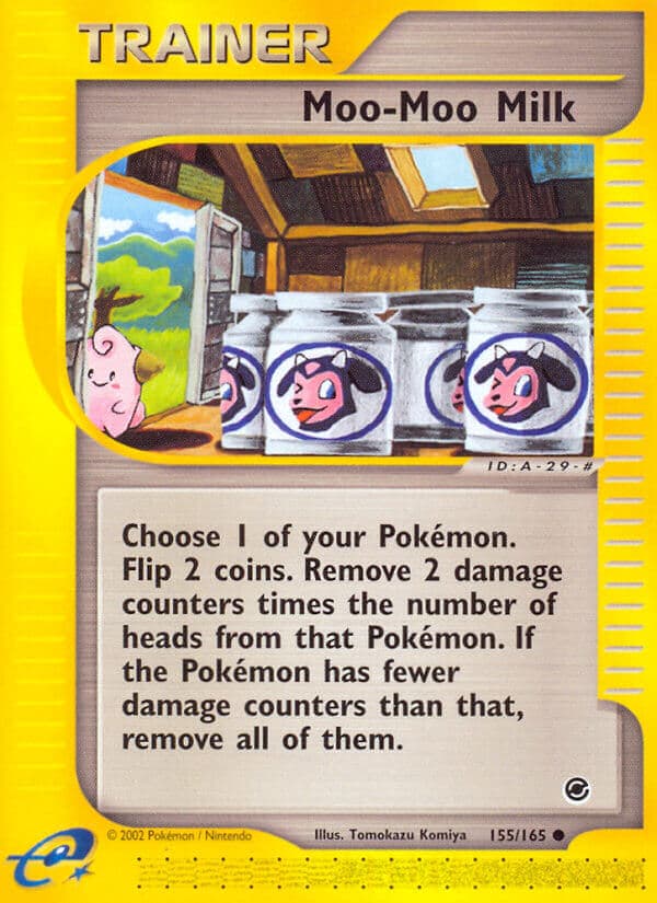 Moo Moo Milk — Expedition Pokémon card