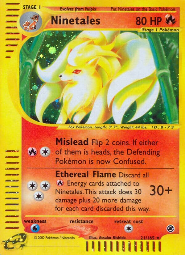 Ninetales — Expedition Pokémon card