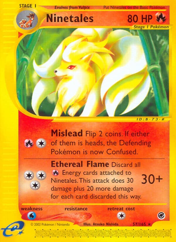 Ninetales — Expedition Pokémon card
