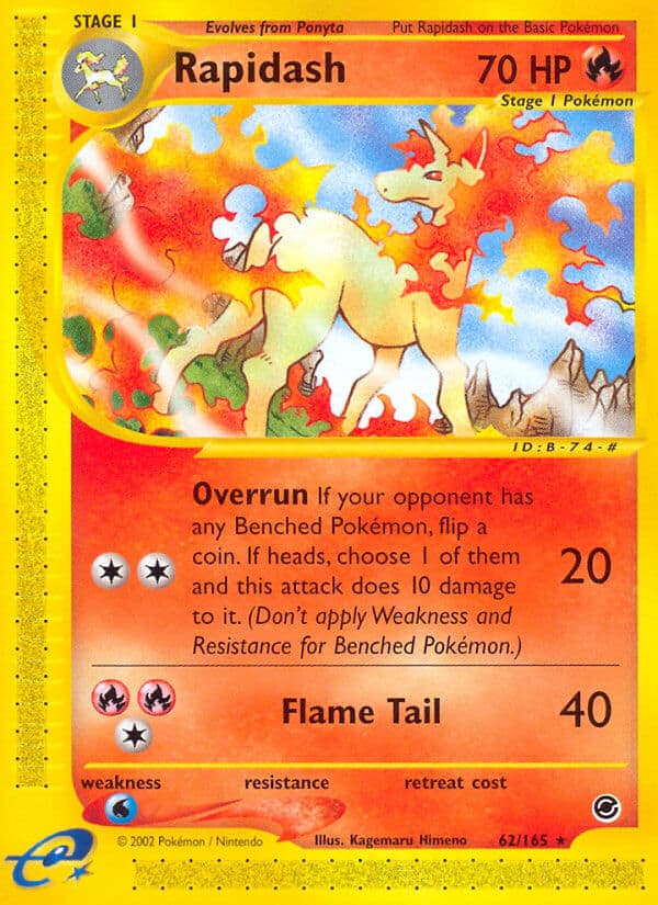 Rapidash — Expedition Pokémon card