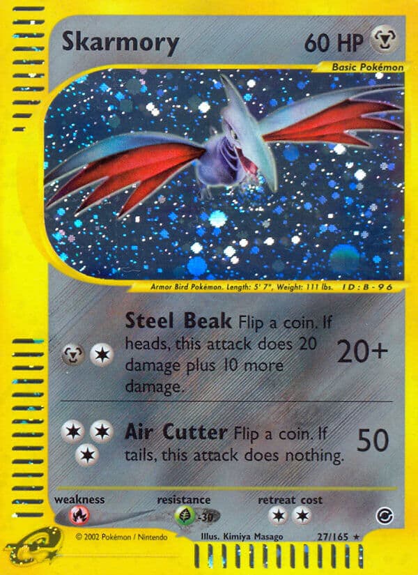 Skarmory — Expedition Pokémon card