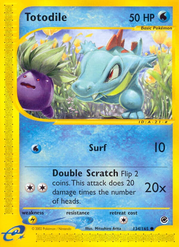 Totodile — Expedition Pokémon card