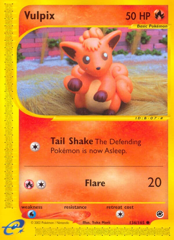 Vulpix — Expedition Pokémon card