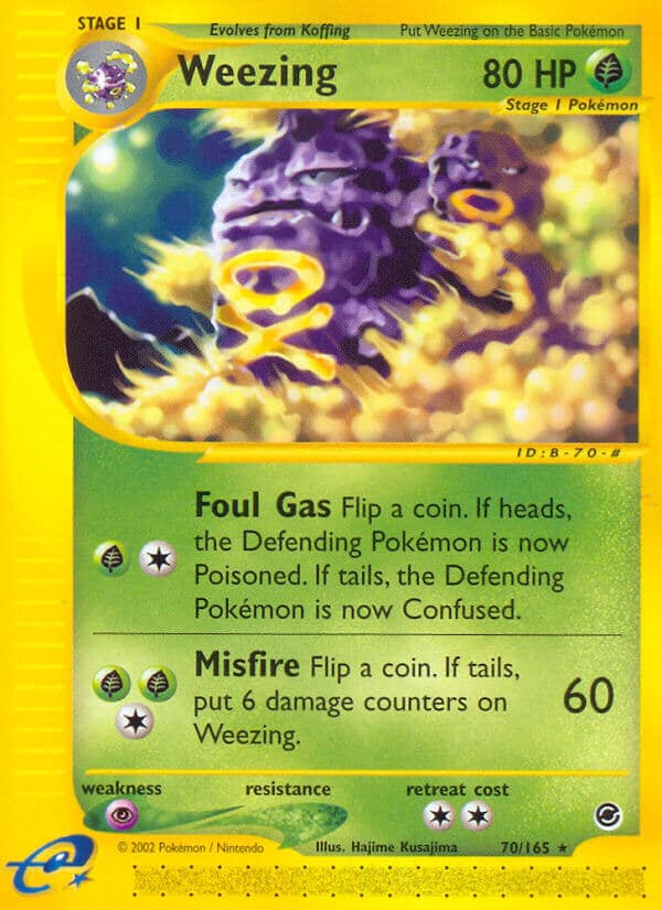 Weezing — Expedition Pokémon card
