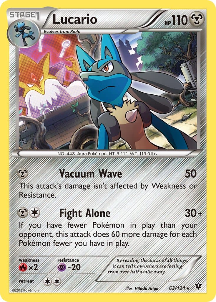 Lucario — Fates Collide Pokémon card
