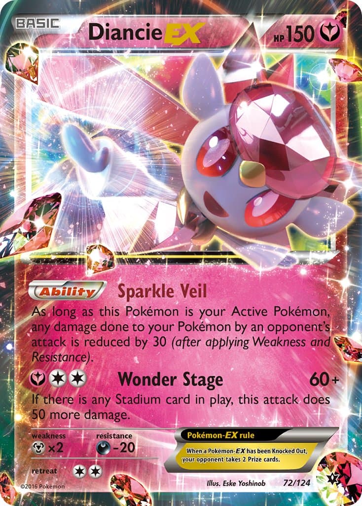 Diancie Ex — Fates Collide