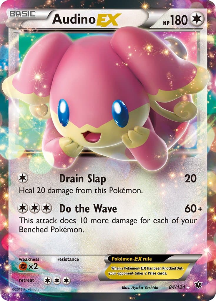Audino Ex — Fates Collide Pokémon card