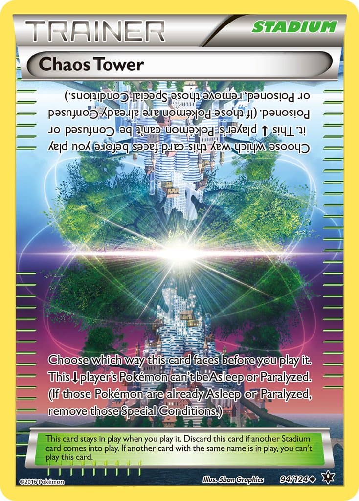 Chaos Tower — Fates Collide Pokémon card