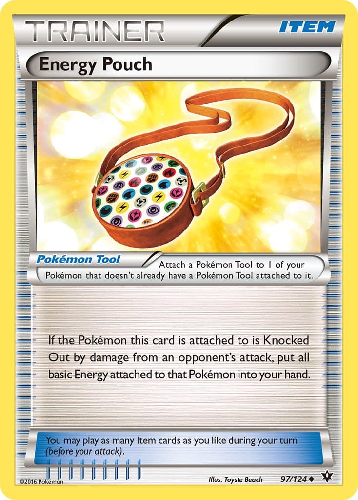 Energy Pouch — Fates Collide Pokémon card