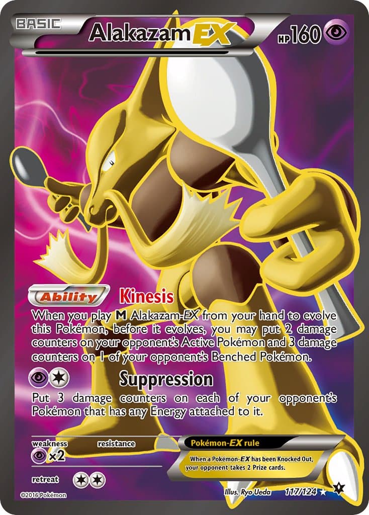 Alakazam Ex — Fates Collide Pokémon card