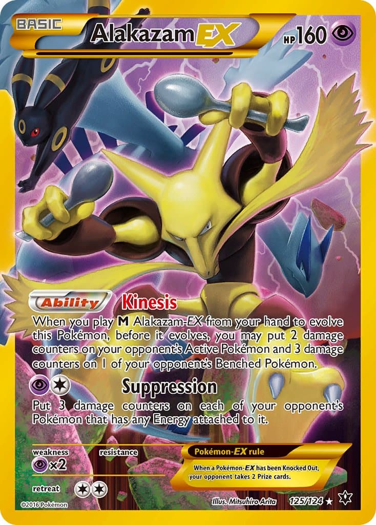 Alakazam Ex — Fates Collide Pokémon card