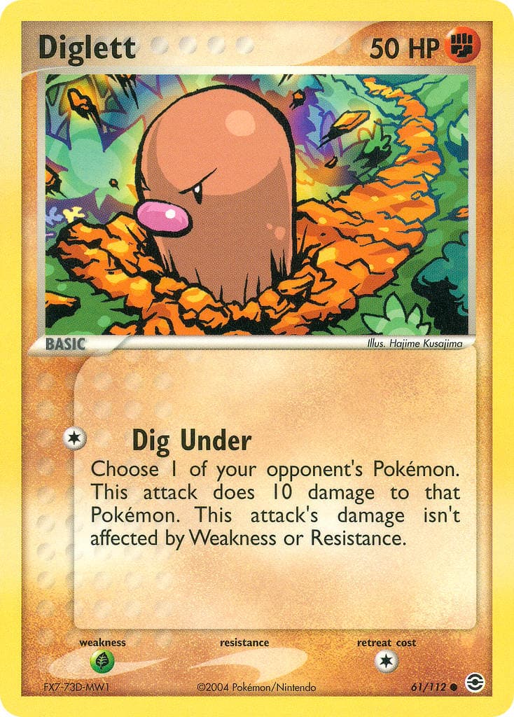 Diglett — Firered Leafgreen
