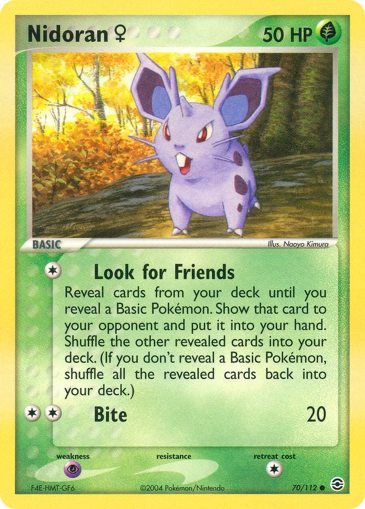 Nidoran F — Firered Leafgreen Pokémon card