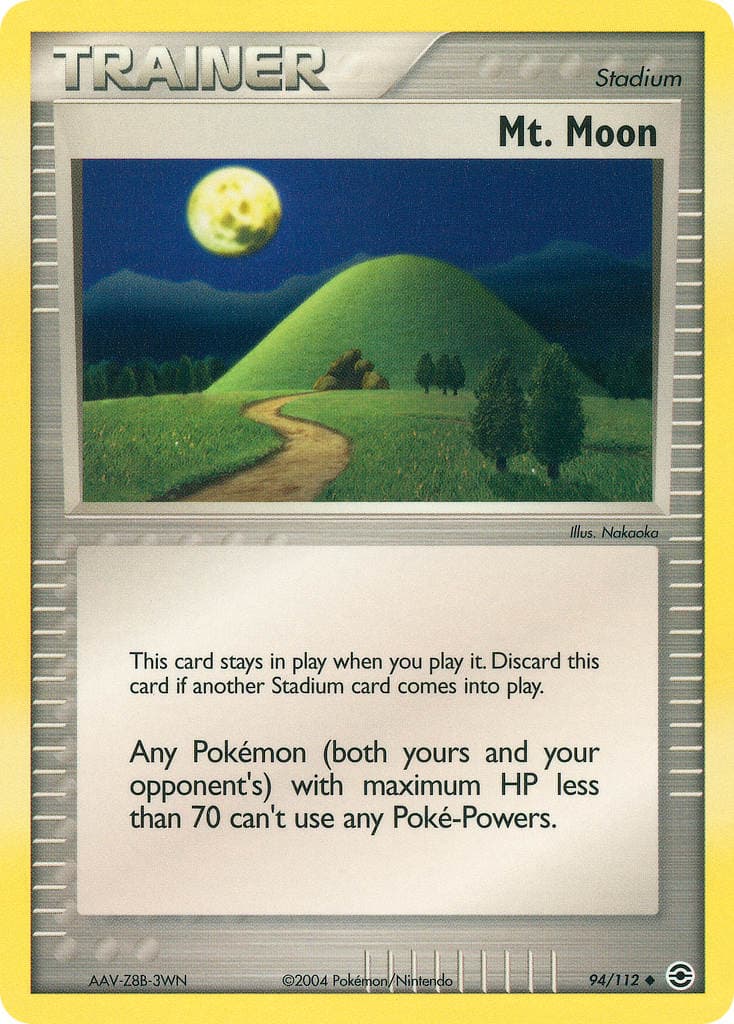 Mt Moon — Firered Leafgreen Pokémon card
