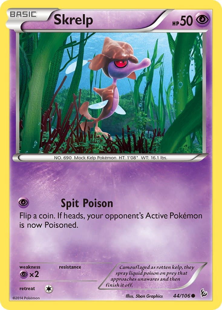 Skrelp — Flashfire Pokémon card