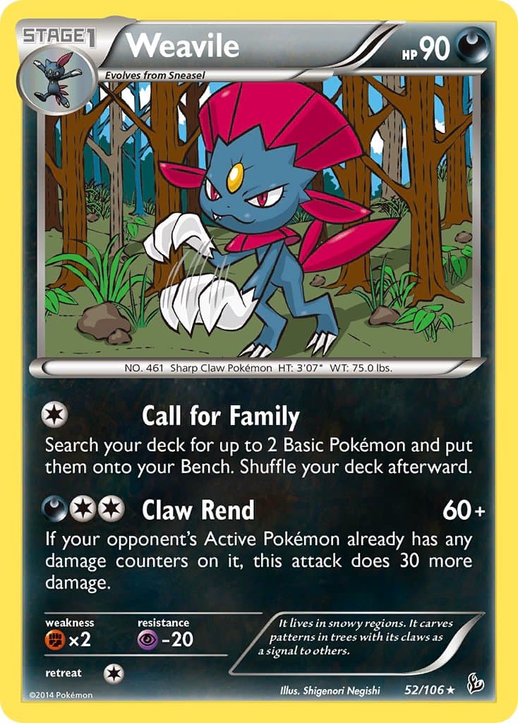 Weavile — Flashfire