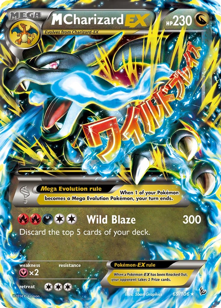 M Charizard Ex — Flashfire