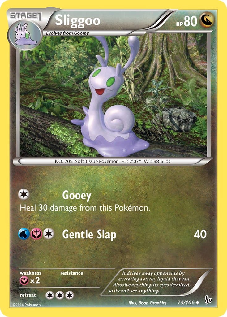 Sliggoo — Flashfire Pokémon card