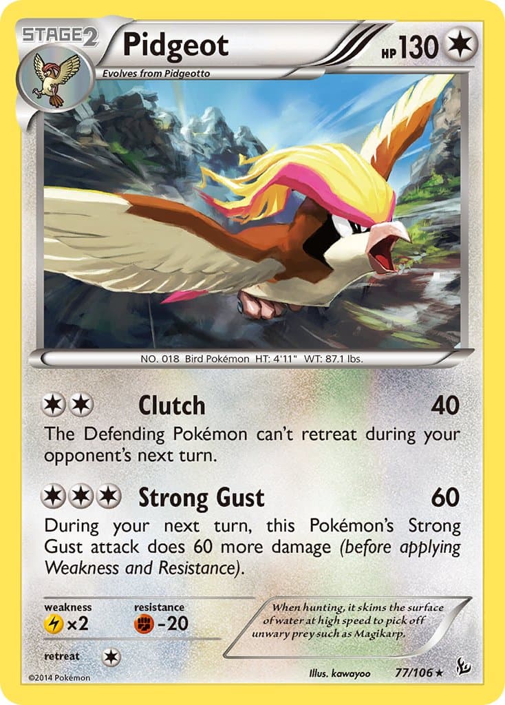 Pidgeot — Flashfire