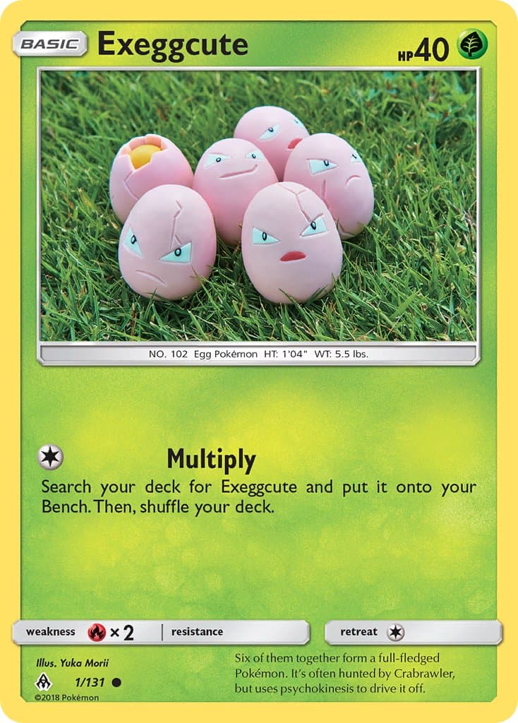 Exeggcute — Forbidden Light Pokémon card
