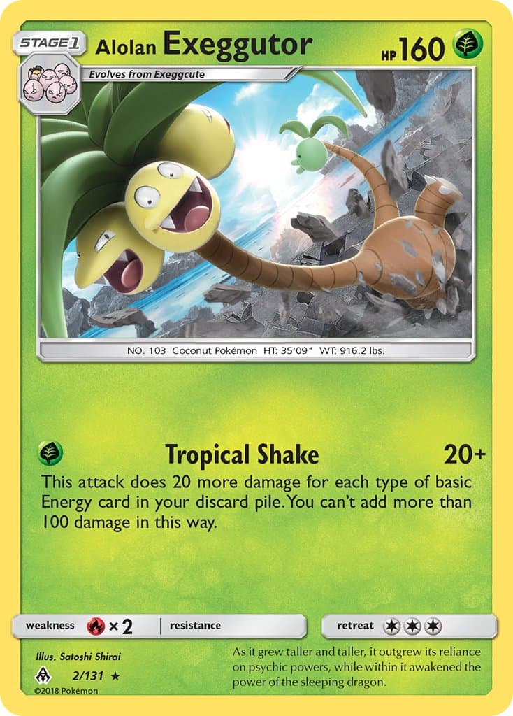 Alolan Exeggutor — Forbidden Light
