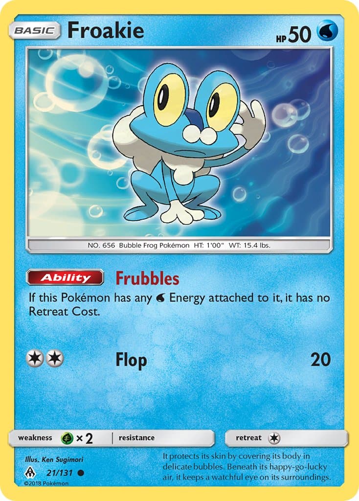 Froakie — Forbidden Light