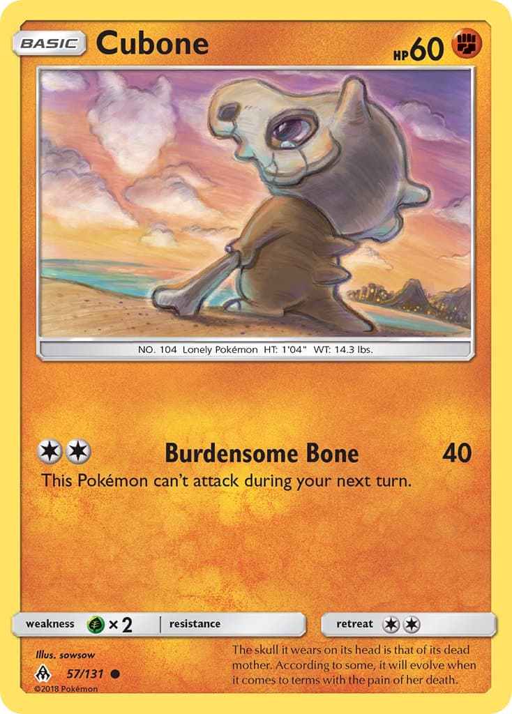 Cubone — Forbidden Light