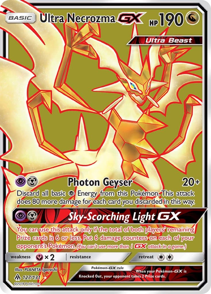 Ultra Necrozma Gx — Forbidden Light