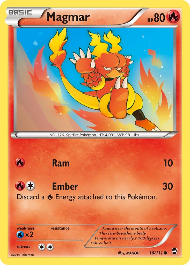 Magmar — Furious Fists Pokémon card