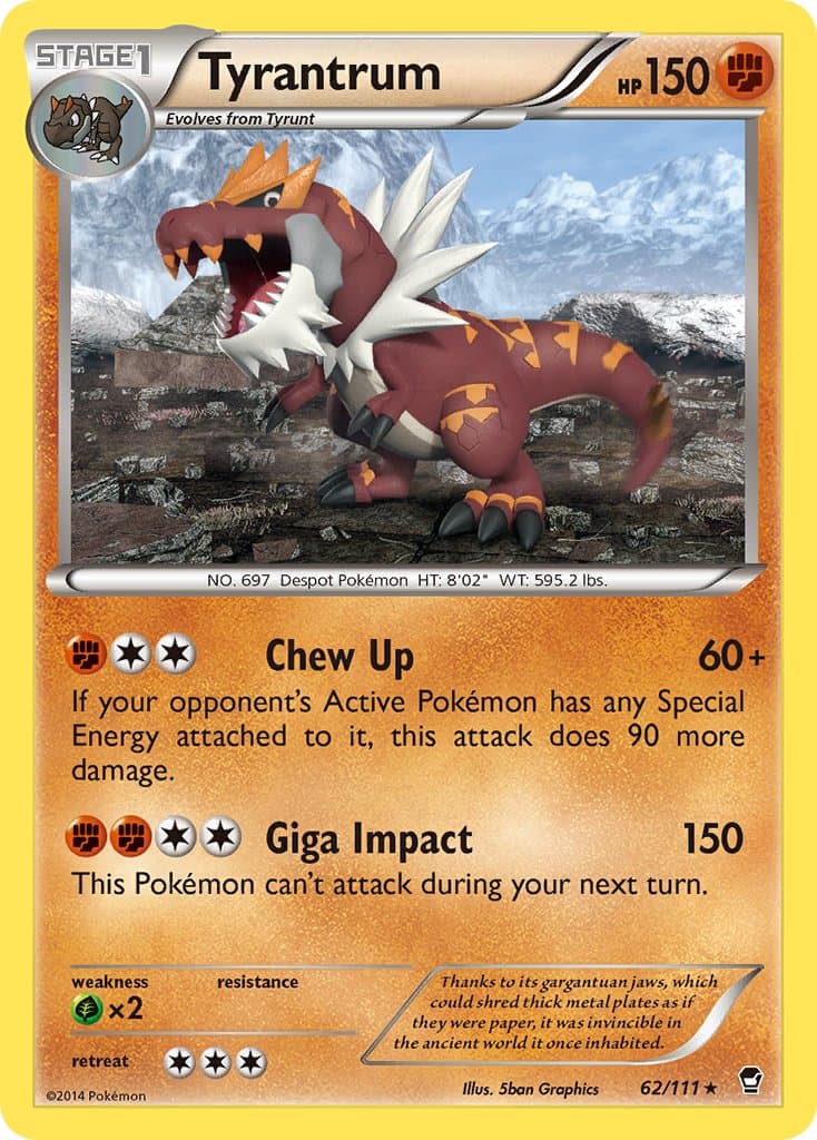 Tyrantrum — Furious Fists