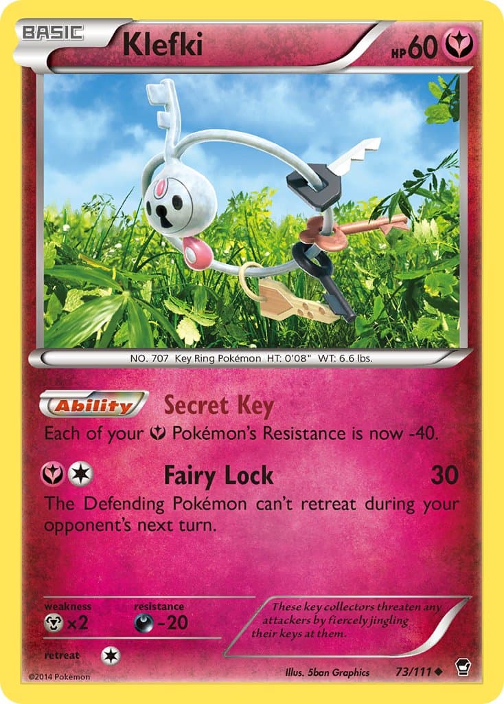 Klefki — Furious Fists Pokémon card