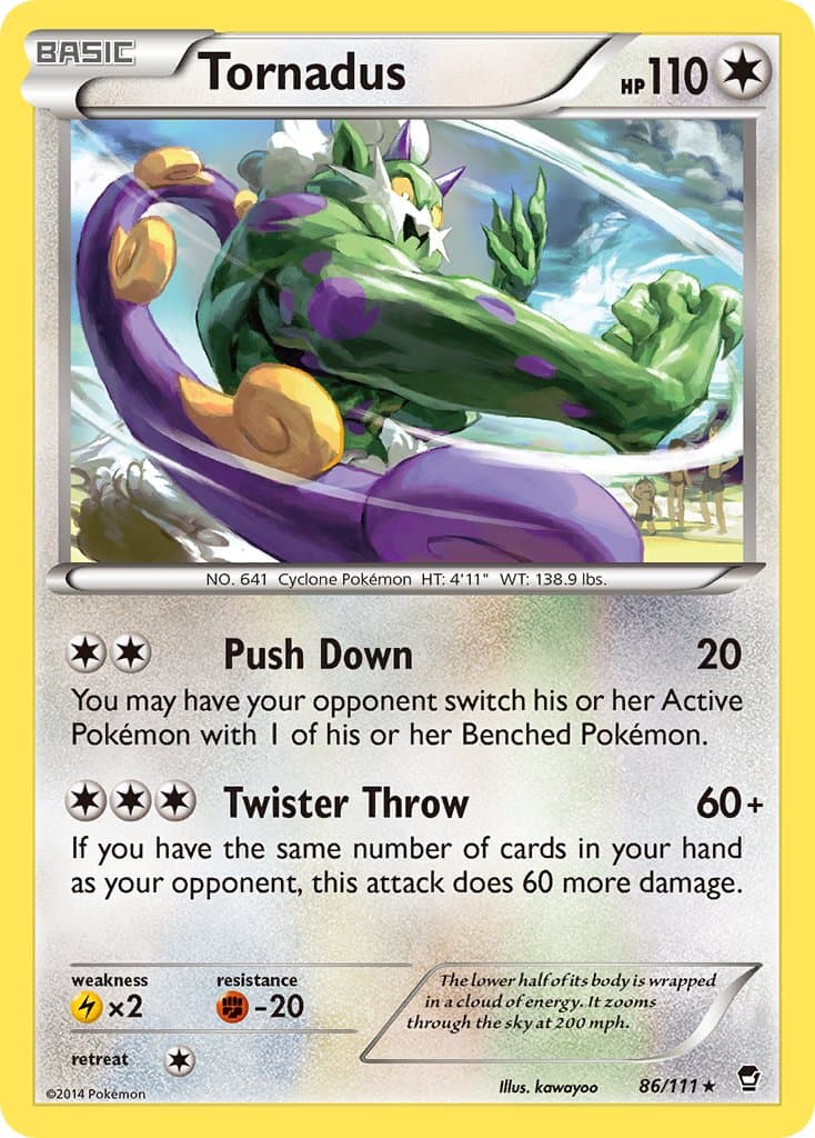 Tornadus — Furious Fists