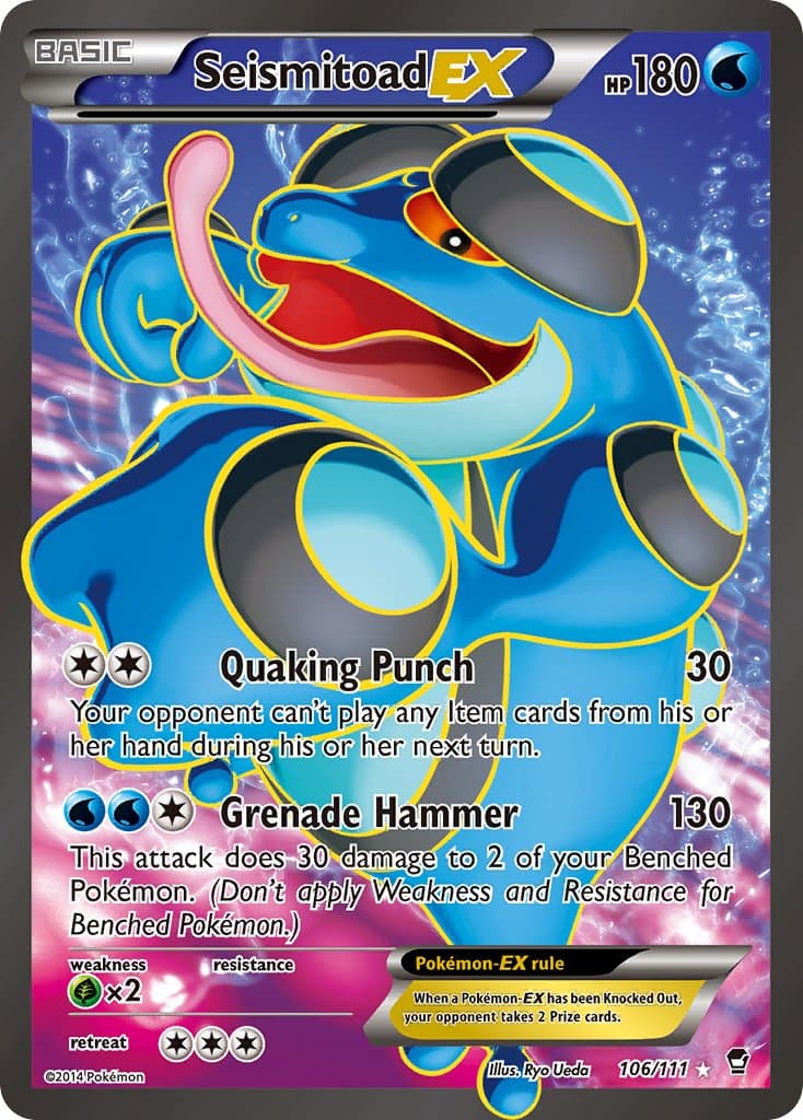 Seismitoad Ex — Furious Fists