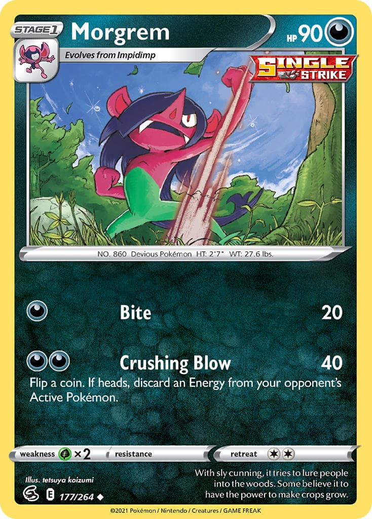 Morgrem — Fusion Strike Pokémon card