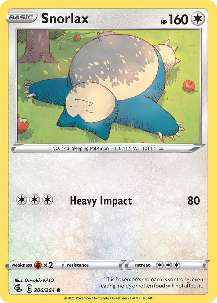 Snorlax — Fusion Strike Pokémon card