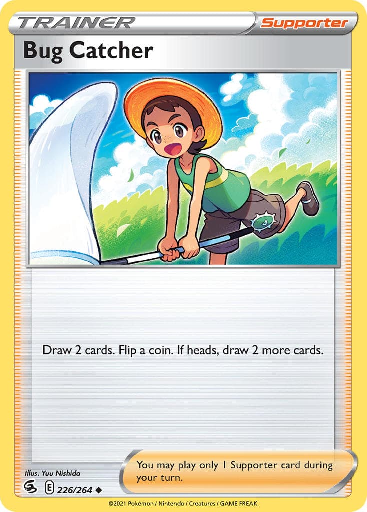Bug Catcher — Fusion Strike Pokémon card