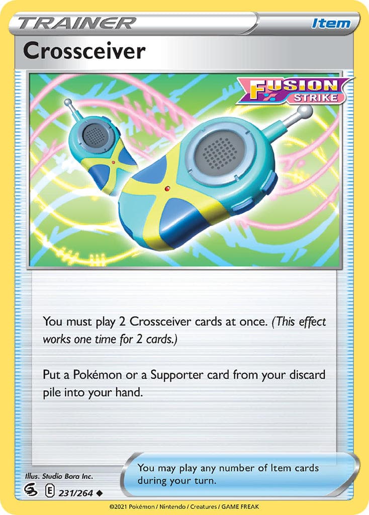 Crossceiver — Fusion Strike Pokémon card