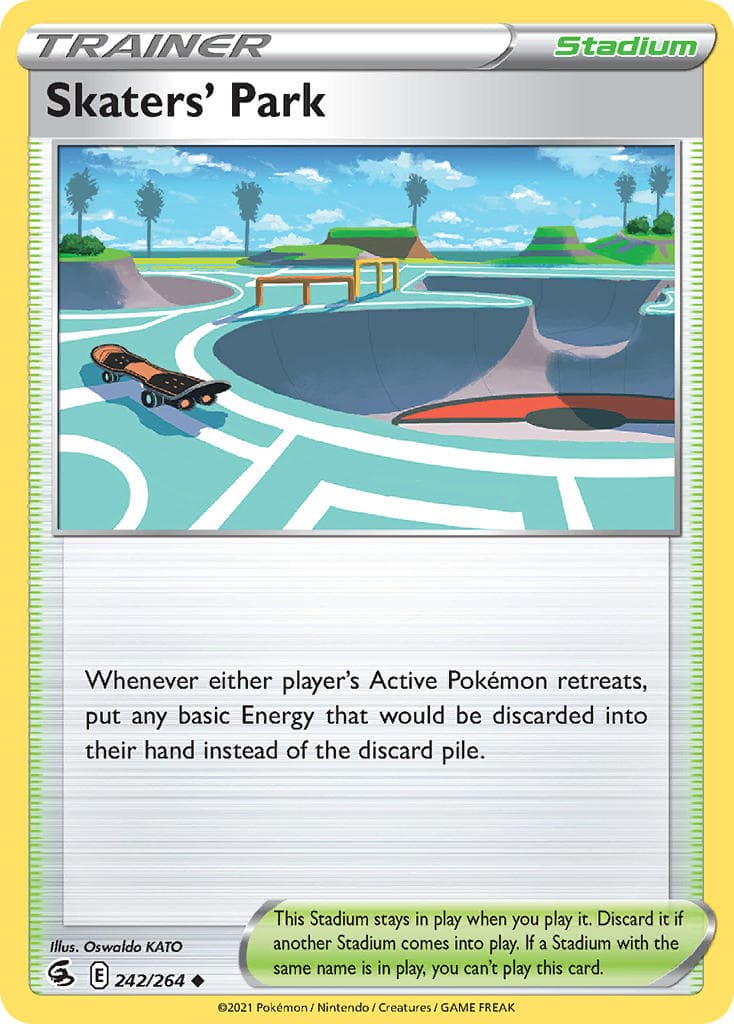Skaters Park — Fusion Strike Pokémon card