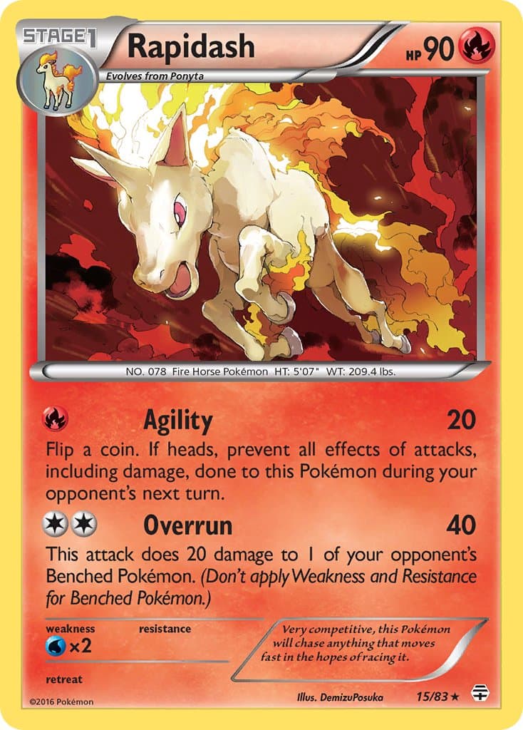 Rapidash — Generations