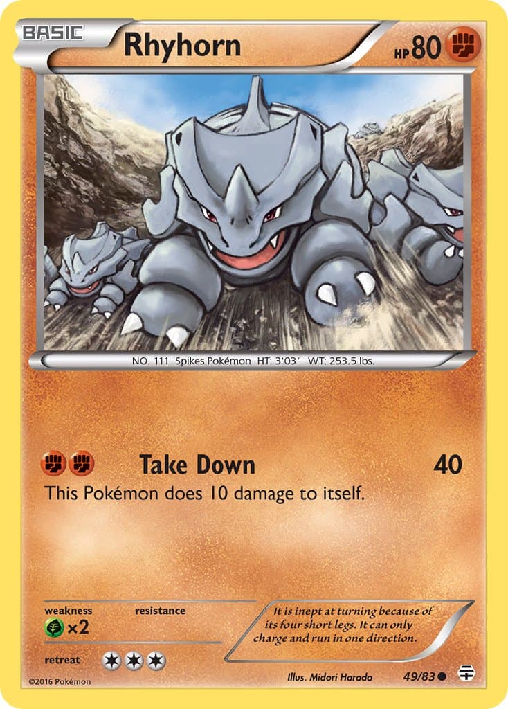 Rhyhorn — Generations