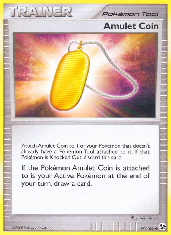 Amulet Coin — Great Encounters Pokémon card
